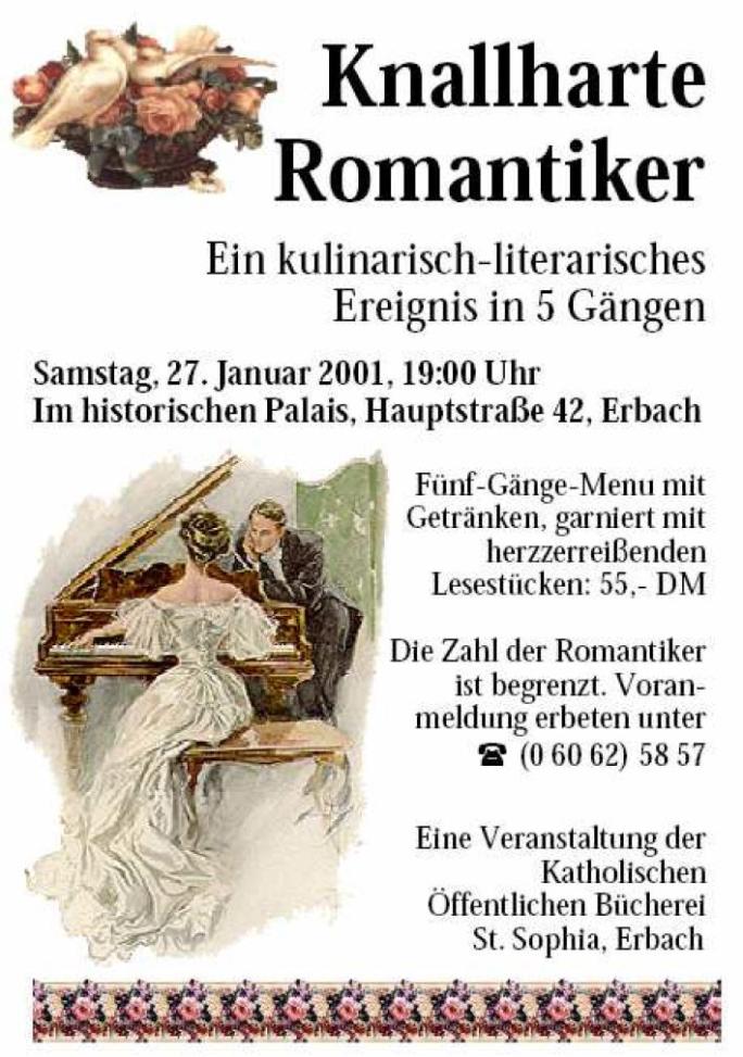 Knallharte Romantiker-Plakat