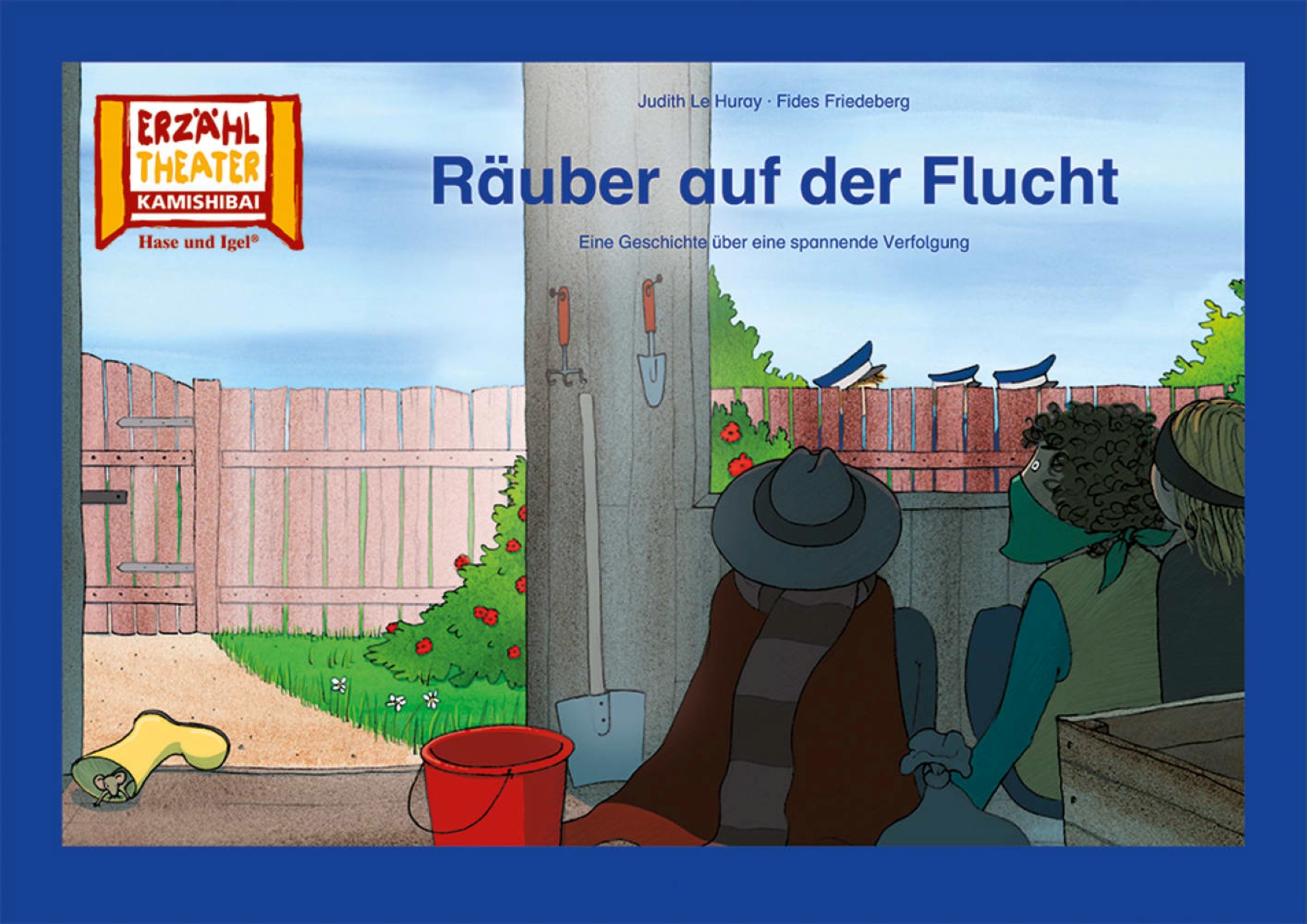 Räuber verstecken sich im Garten