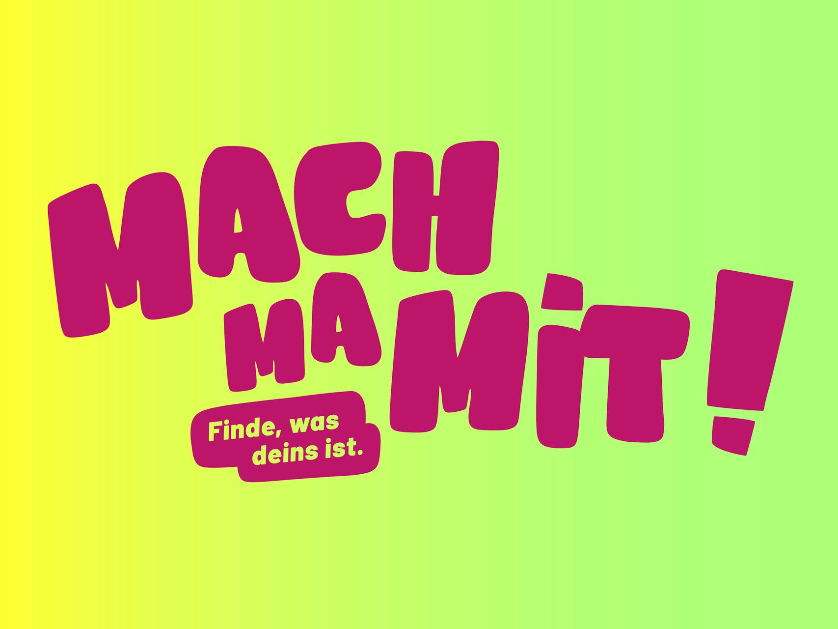 Die Kampagne „MACHMAMIT – Finde, was deins ist“ macht Kulturelle Bildung für Kinder und Jugendliche sichtbar (c) BKJ