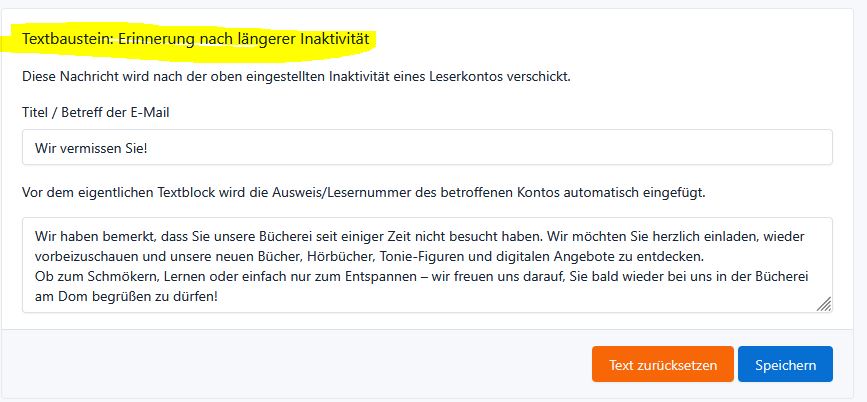 Textbaustein bearbeiten (zum Vergrößern anklicken) (c) IBTC