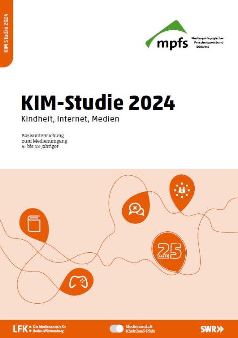 Deckblatt der KIM-Studie 2024 (c) mpfs - Medienpädagogischer Forschungsverbund Südwest