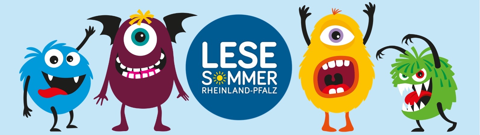 Lesesommer 2022 Lesemonster (c) Landesbibliothekszentrum Rheinland-Pfalz