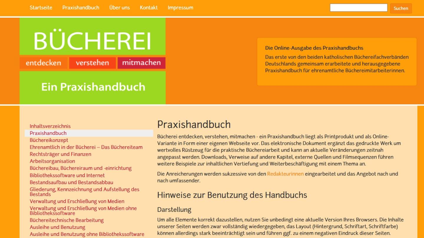 Praxishandbuch Büchereiarbeit (c) Borromäusverein e.V.