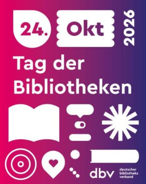 Banner Tag der Bibliotheken 2026 (c) Deutscher Bibliotheksverband e.V. (dbv)