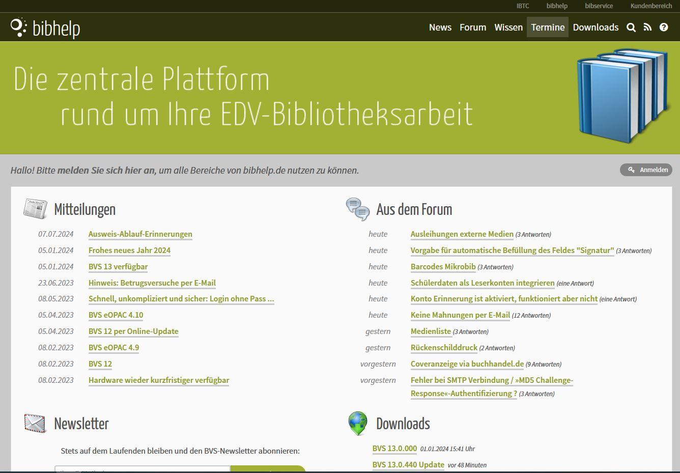 Startseite bibhelp.de