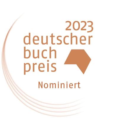 Aufkleber Deutscher Buchpreis 2023 - Nominiert