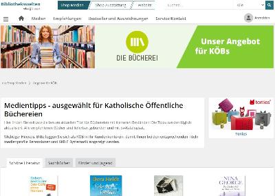 Startseite der Internetseite ekz.de/koeb