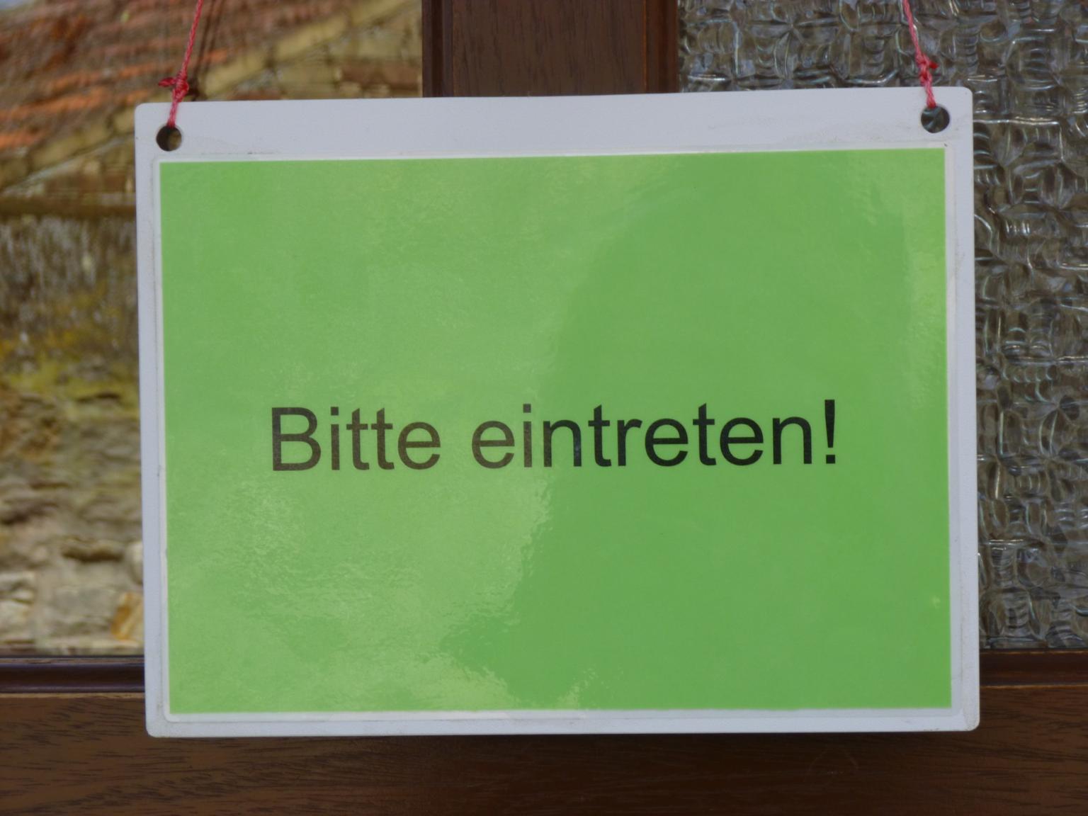 Bitte eintreten (c) Bücherei Flonheim