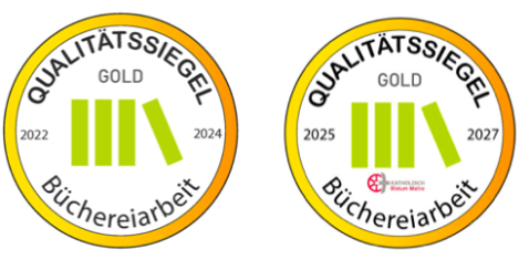 Goldenes Qualitätssiegel Büchereiarbeit (c) Bistum Mainz