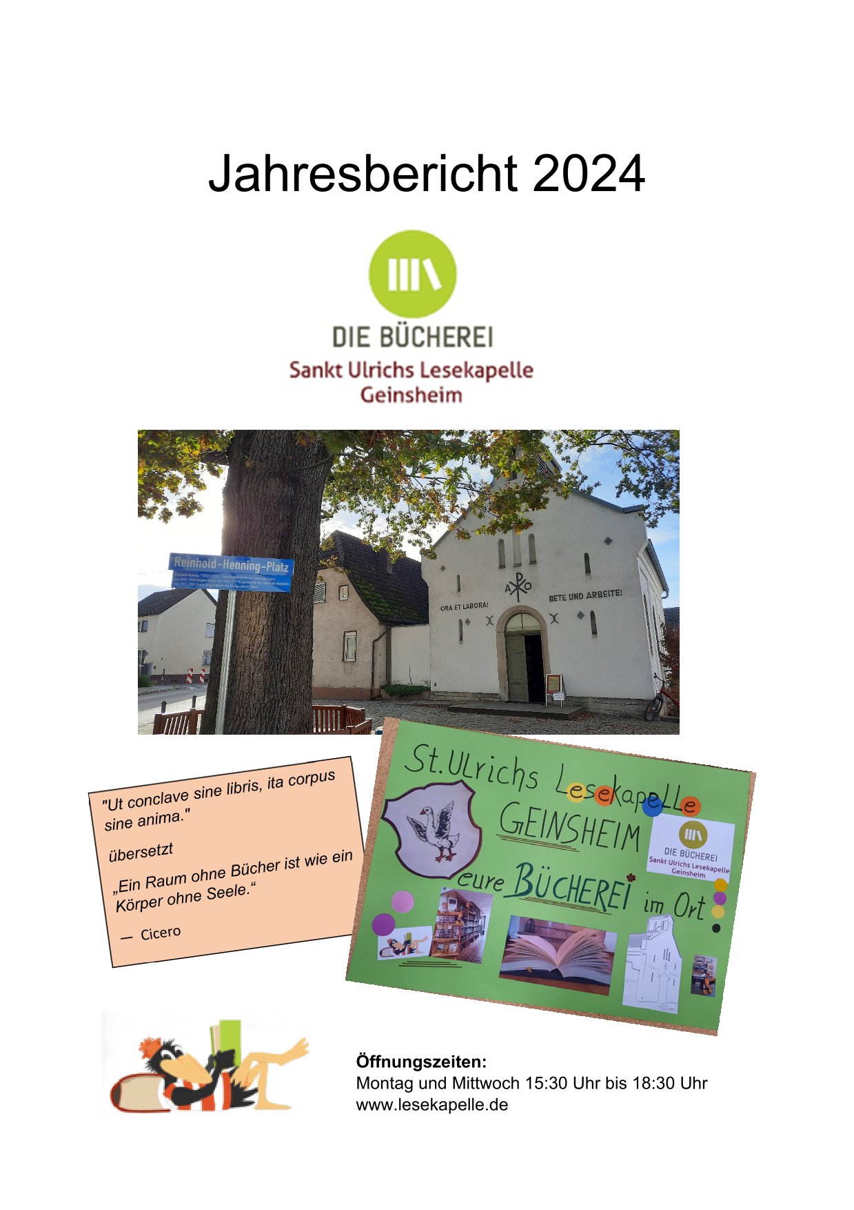 KÖB_St_Ulrichs_Lesekapelle_Jahresbericht 2024-1 (c) KÖB Lesekapelle Geinsheim