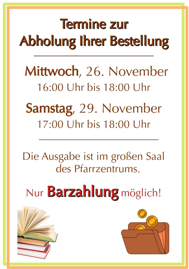 Abholung Ihrer Bestellung (c) KÖB Heidesheim