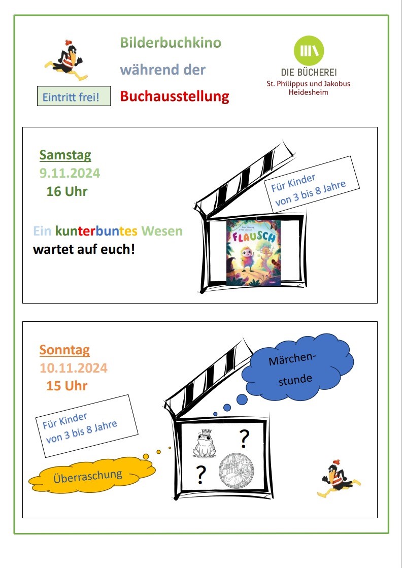 Bilderbuchkino _Buchausstellung (c) KÖB Heidesheim