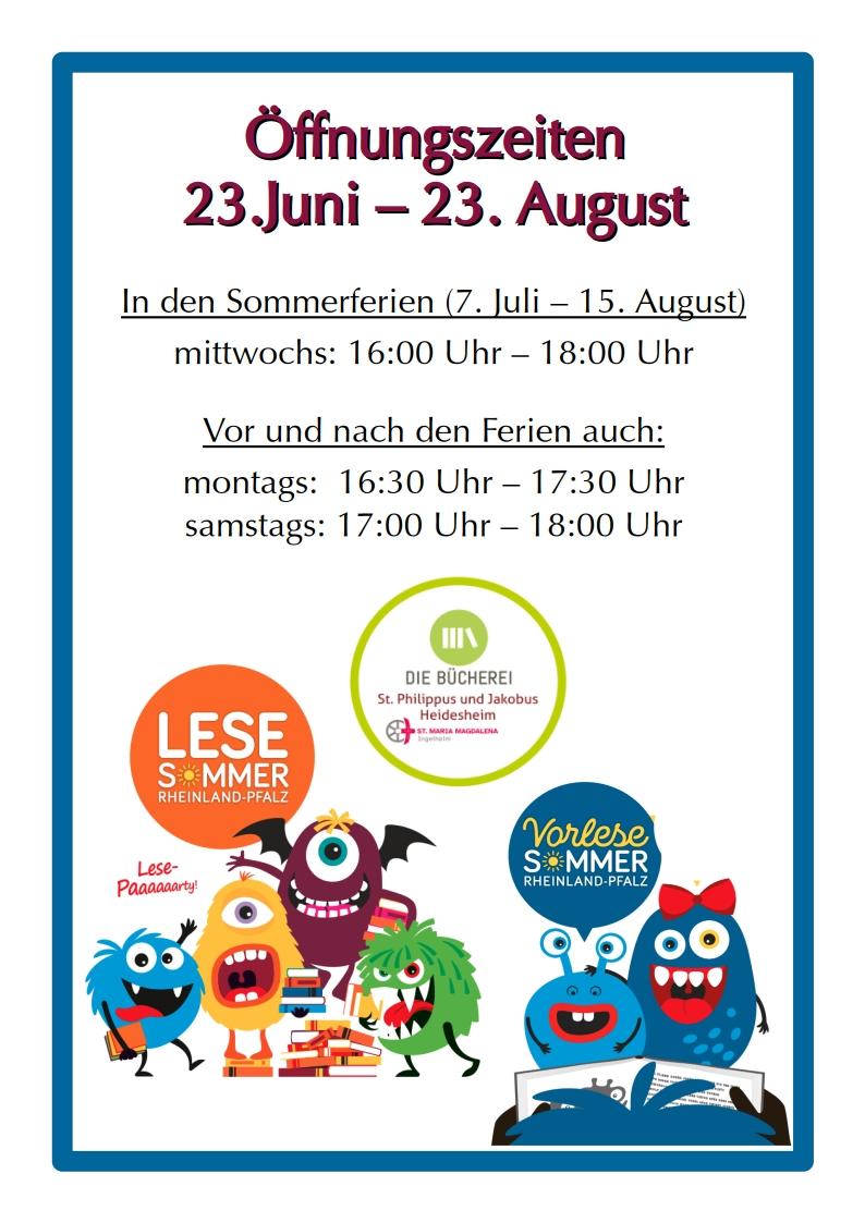 Plakat Lesesommer 2025