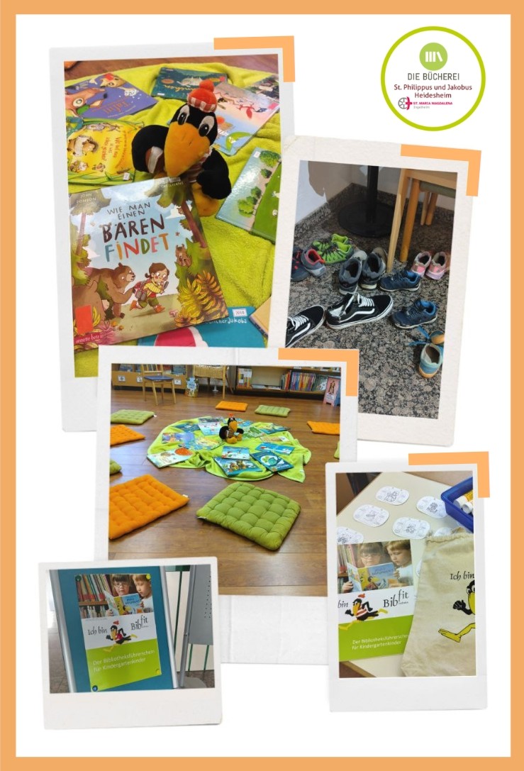 Bibfit 2025 - Vorschulkinder auf Entdeckungstour (c) KÖB Heidesheim