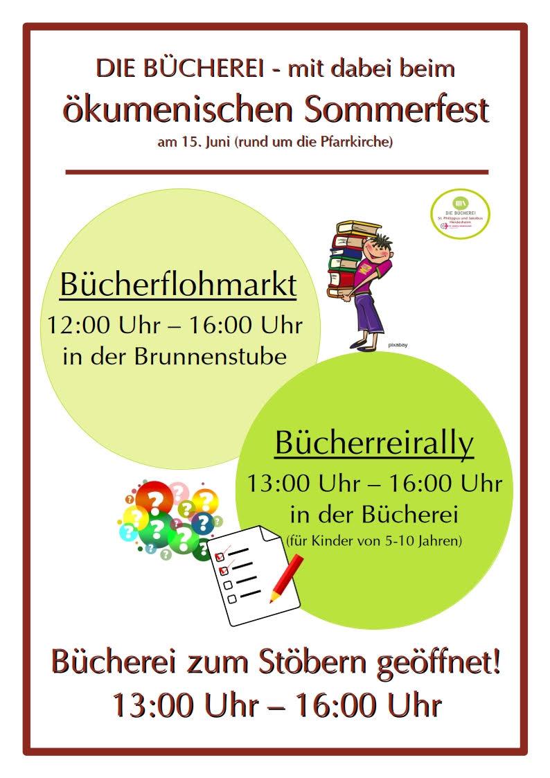 Plakat Ökumenisches Sommerfest