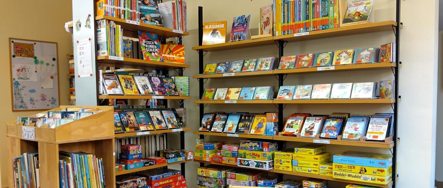 Spiele, DVDs, CDs und Vorlesebücher
