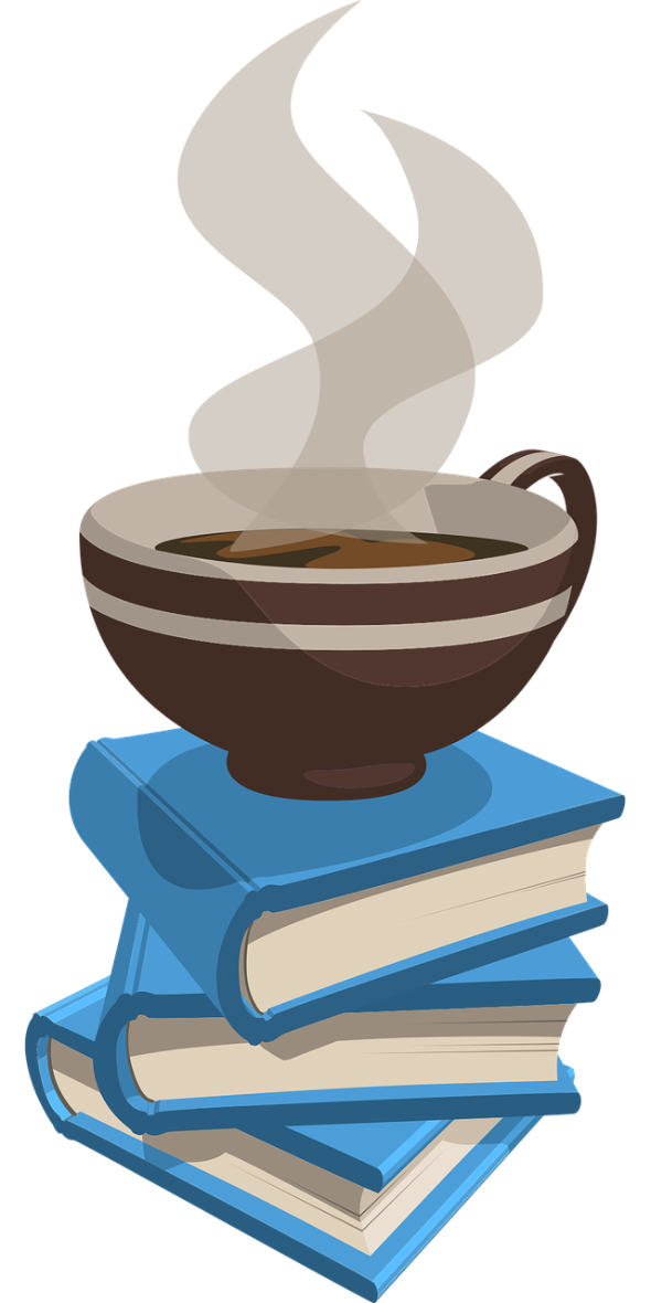 Buch-Kaffee-Illustration (c) Pixabay