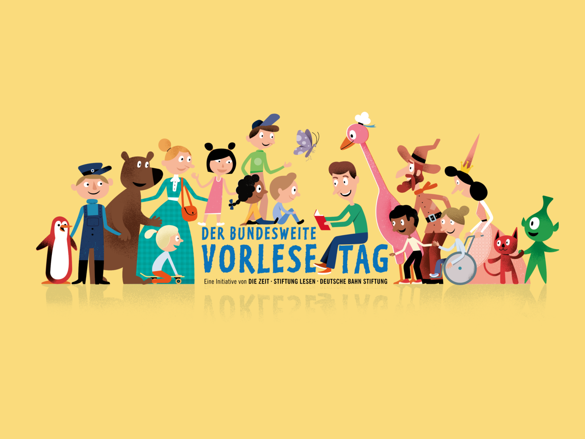 Plakat zum Bundesweiten Vorlesetag 2025  am 21.11.2025
