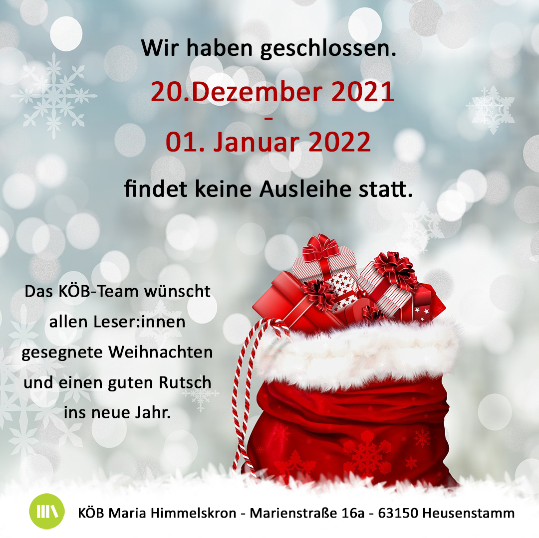 Weihnachtsferien2021 (c) pixabay/KÖB Maria Himmelskron