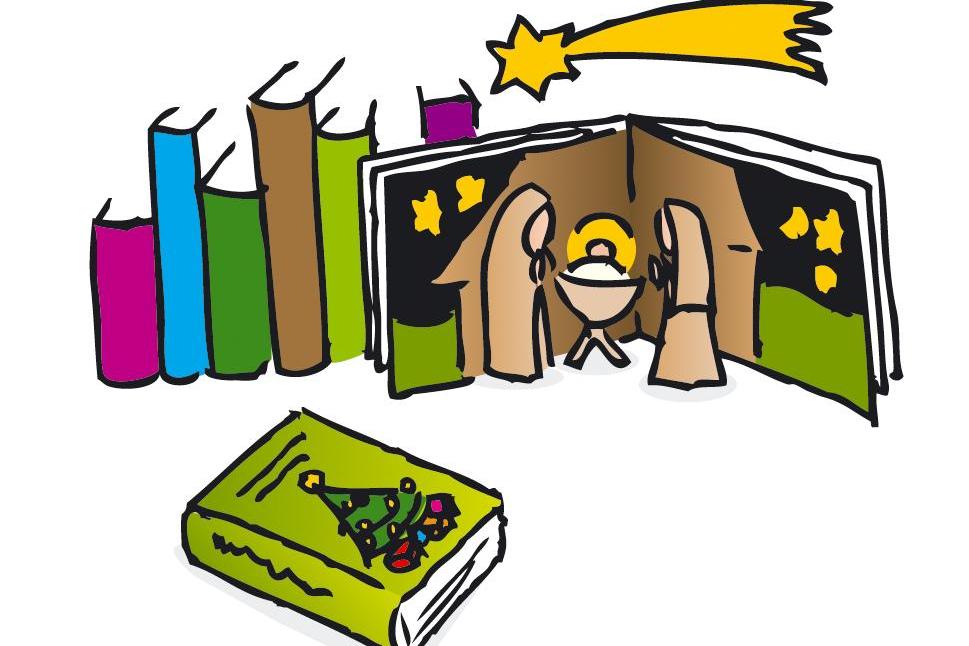 Thematische Buchausstellung in unserer Bücherei (c) Bild: Sarah Frank | factum.adp In: Pfarrbriefservice.de