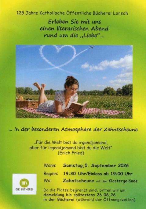 Literarischer Abend (c) KÖB Lorsch