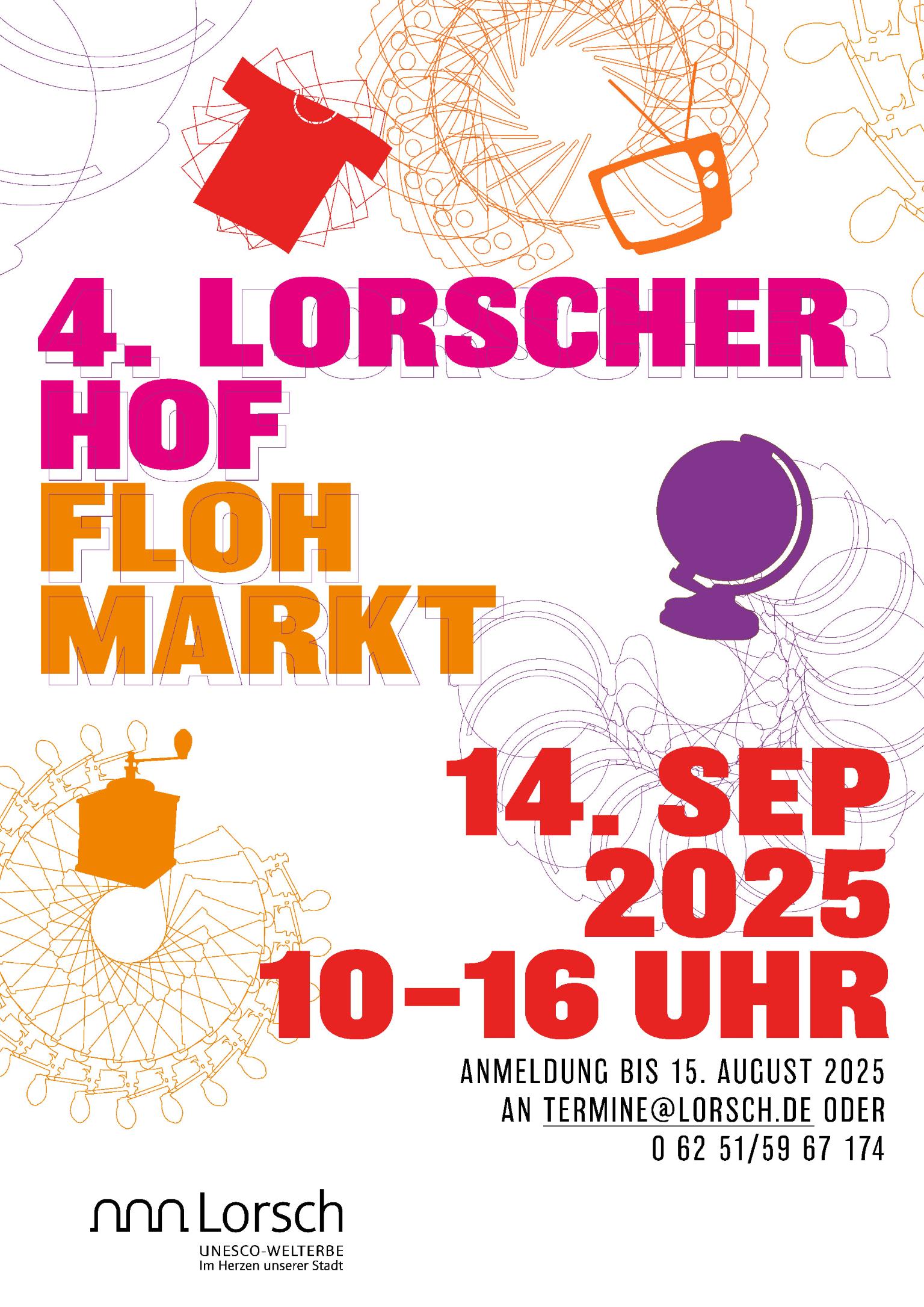 Stadtflohmarkt Lorsch (c) Stadt Lorsch