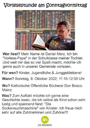 Vorlese-Flyer 9.10.2022 (c) Daniel Merz
