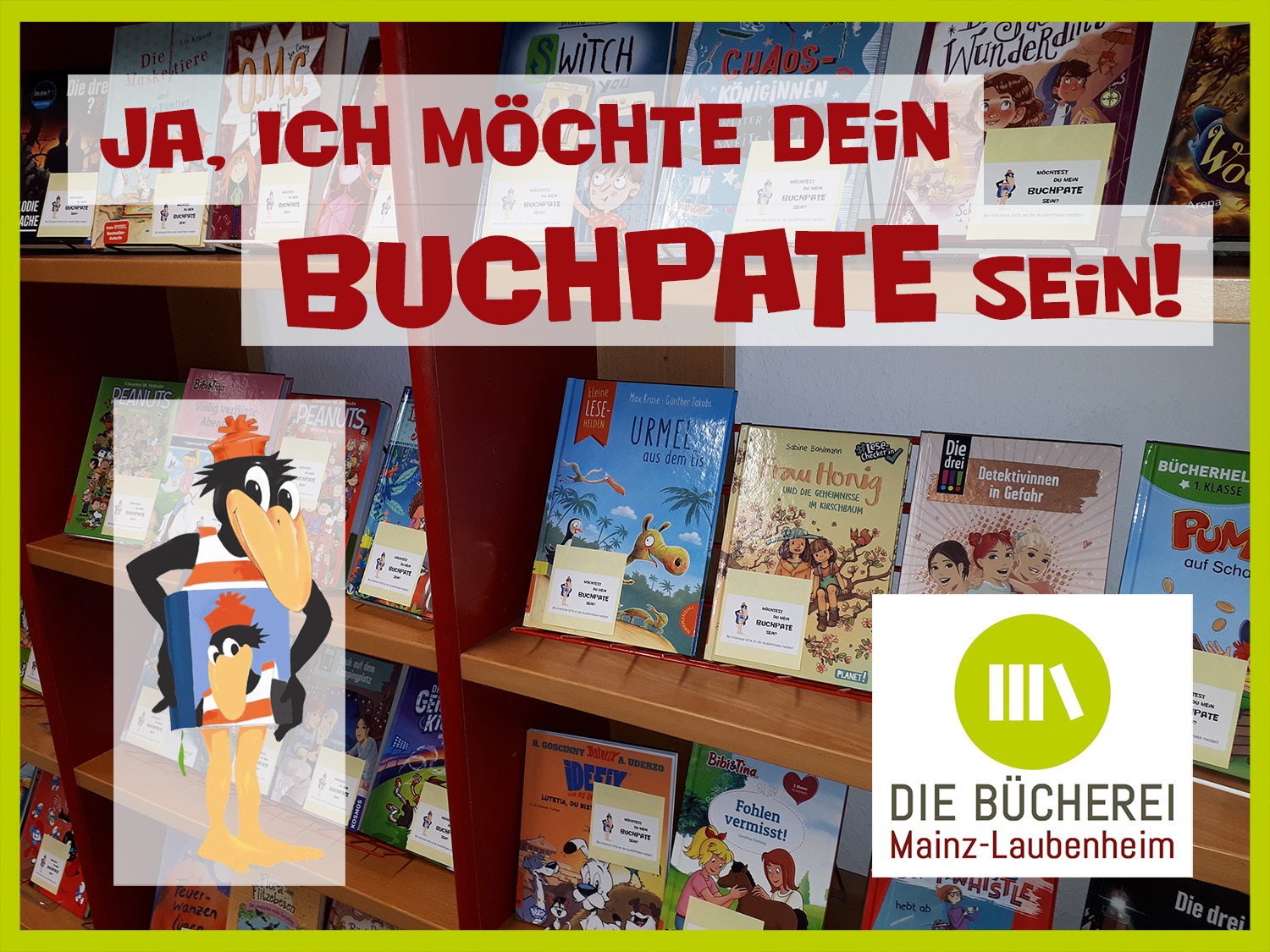 Herzlichen Dank allen BUCHPATEN! (c) Die Bücherei Mainz-Laubenheim