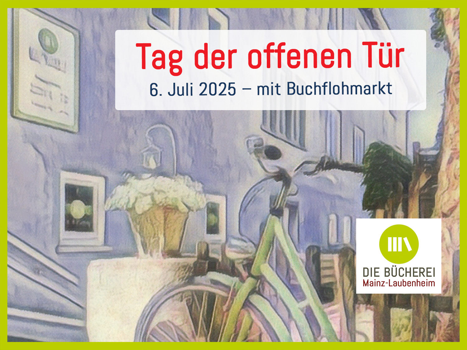 Sie finden uns im Untergeschoss des Laubenheimer Rathauses (c) Die Bücherei Mainz-Laubenheim