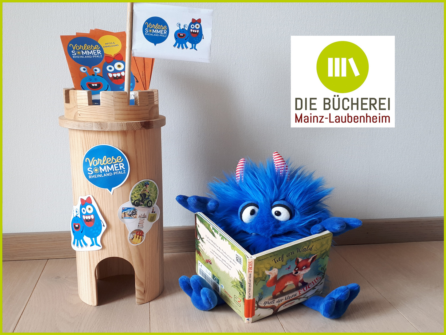 Wir danken allen Vorleserinnen und Vorlesern! (c) Die Bücherei Mainz-Laubenheim / C. Blum