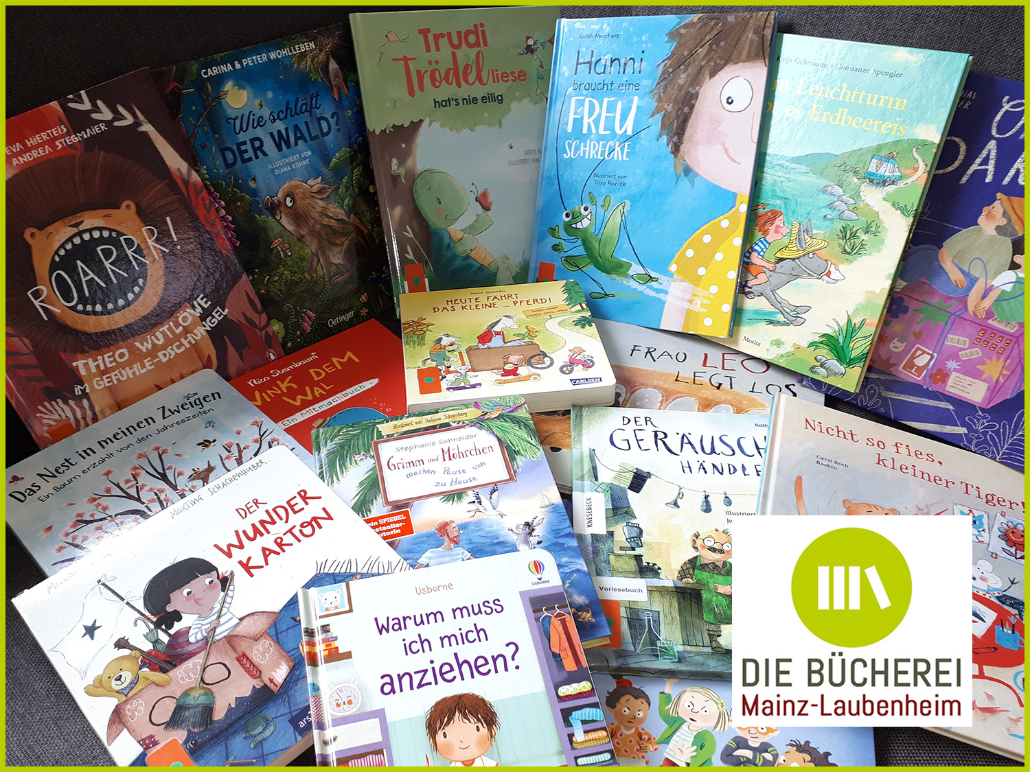 Wir danken allen Buchpaten für ihre Spende! (c) Die Bücherei Mainz-Laubenheim