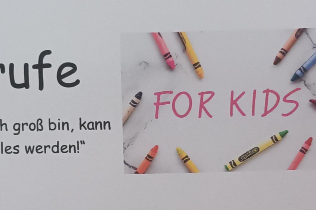Kleines Bild mit dem Text Berufe for Kids - Wenn ich groß bin, werde ich ...
