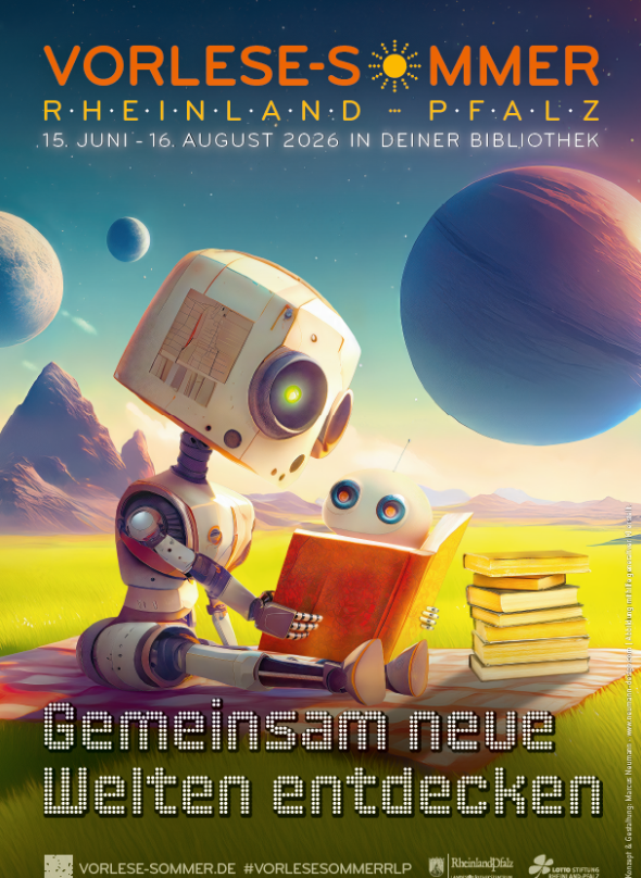 Plakat Vorlesesommer (c) Landesbibliothekszentrum Rheinland Pfalz