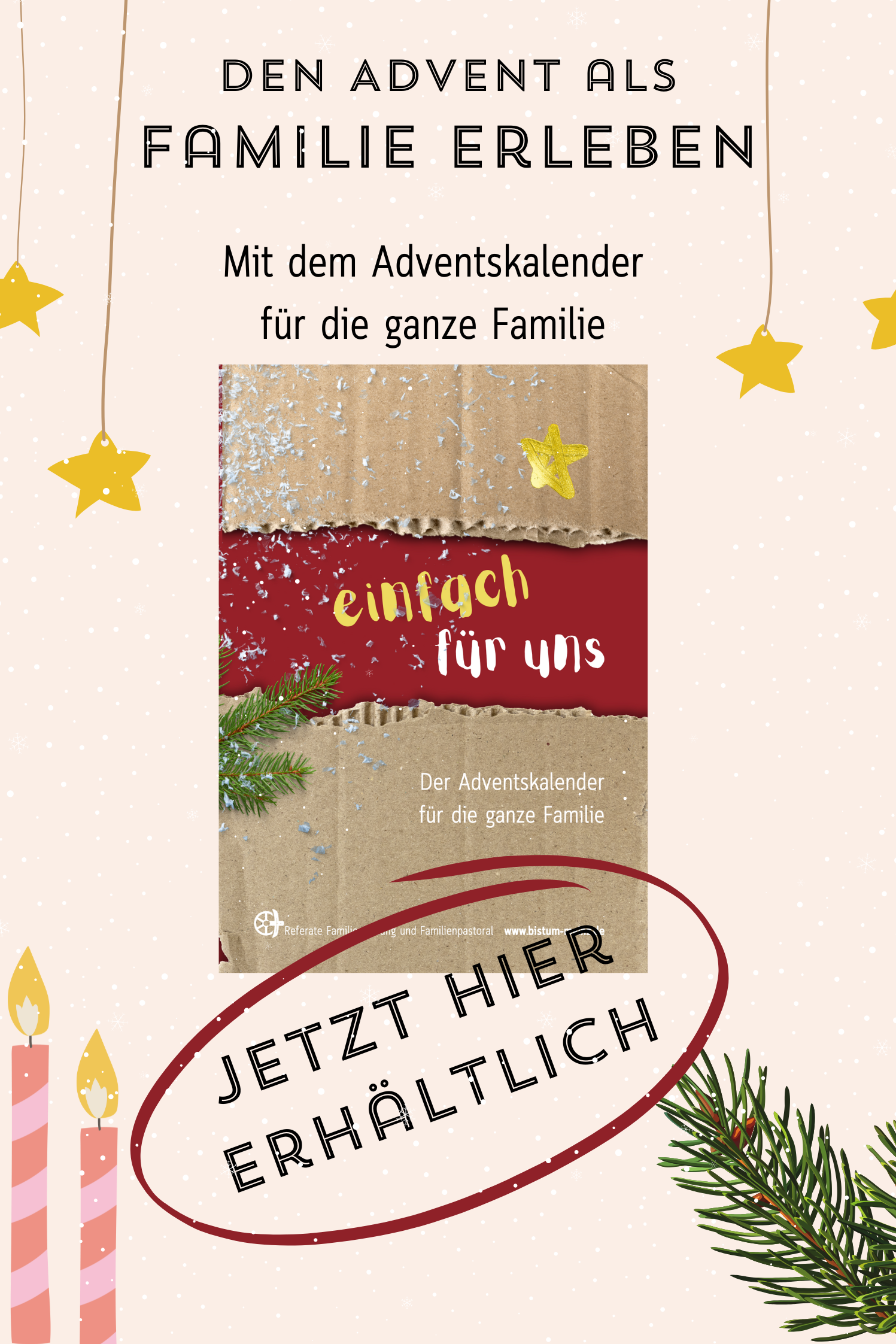 Adventskalender Werbeaushang