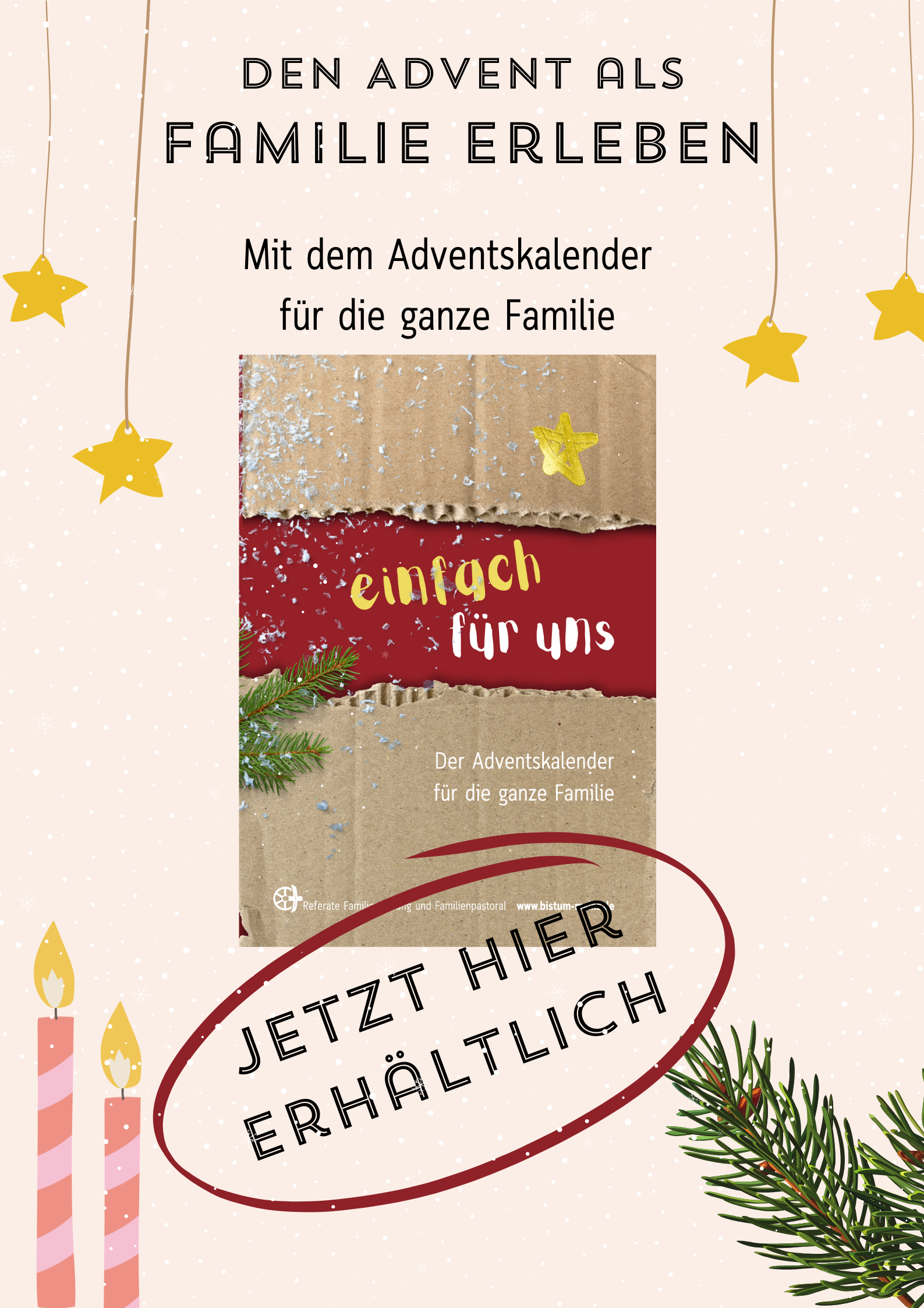 Adventskalender Werbeaushang (c) Canva JG