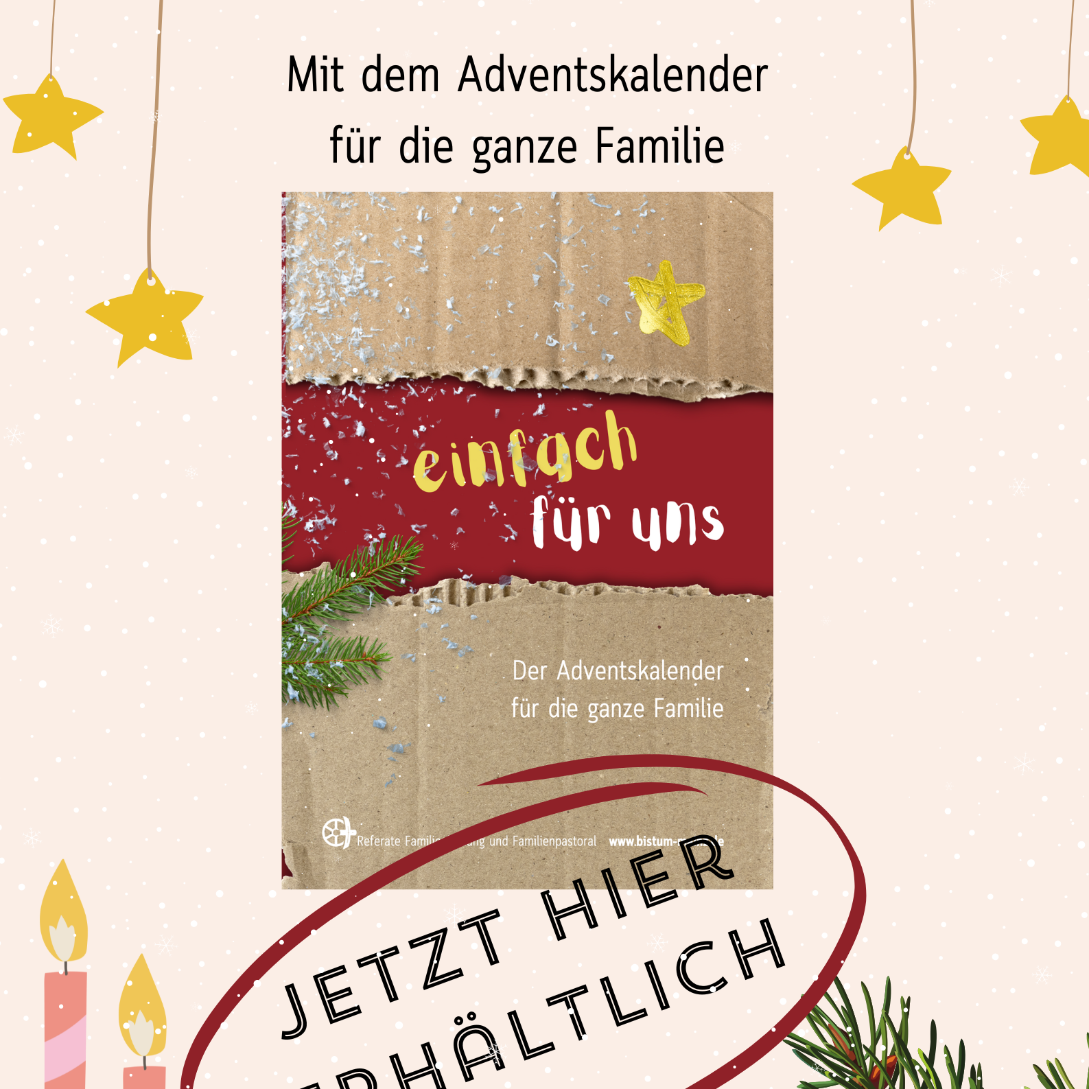 Adventskalender Werbeaushang