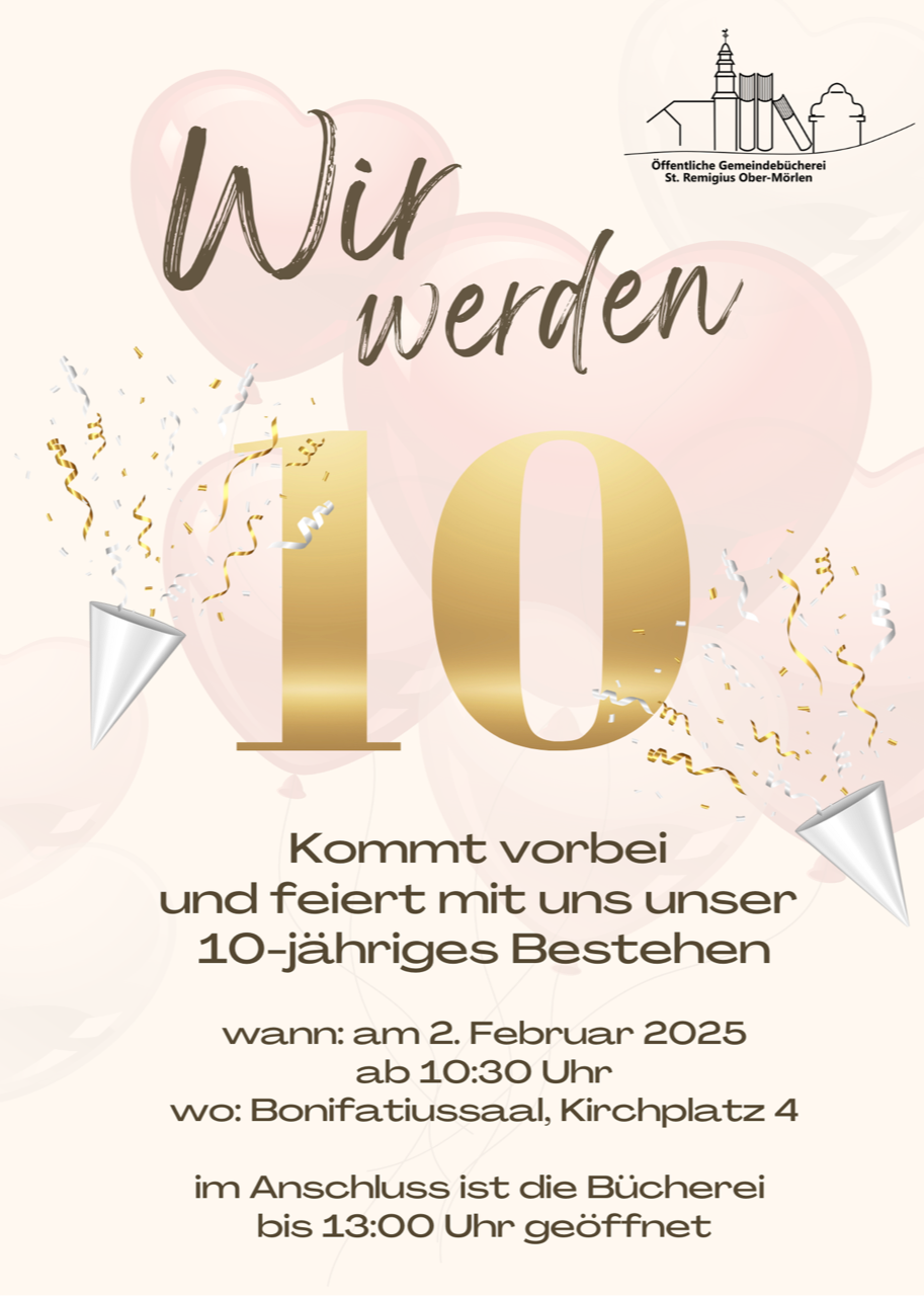 10-jähriges Büchereijubiläum (1)