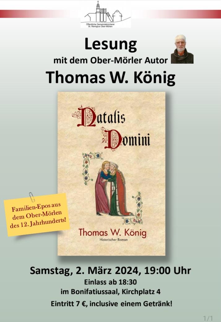 Lesung Thomas W. König