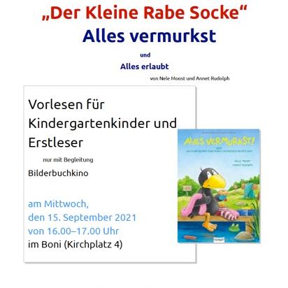 Einladung Leseaktion 15.09.21