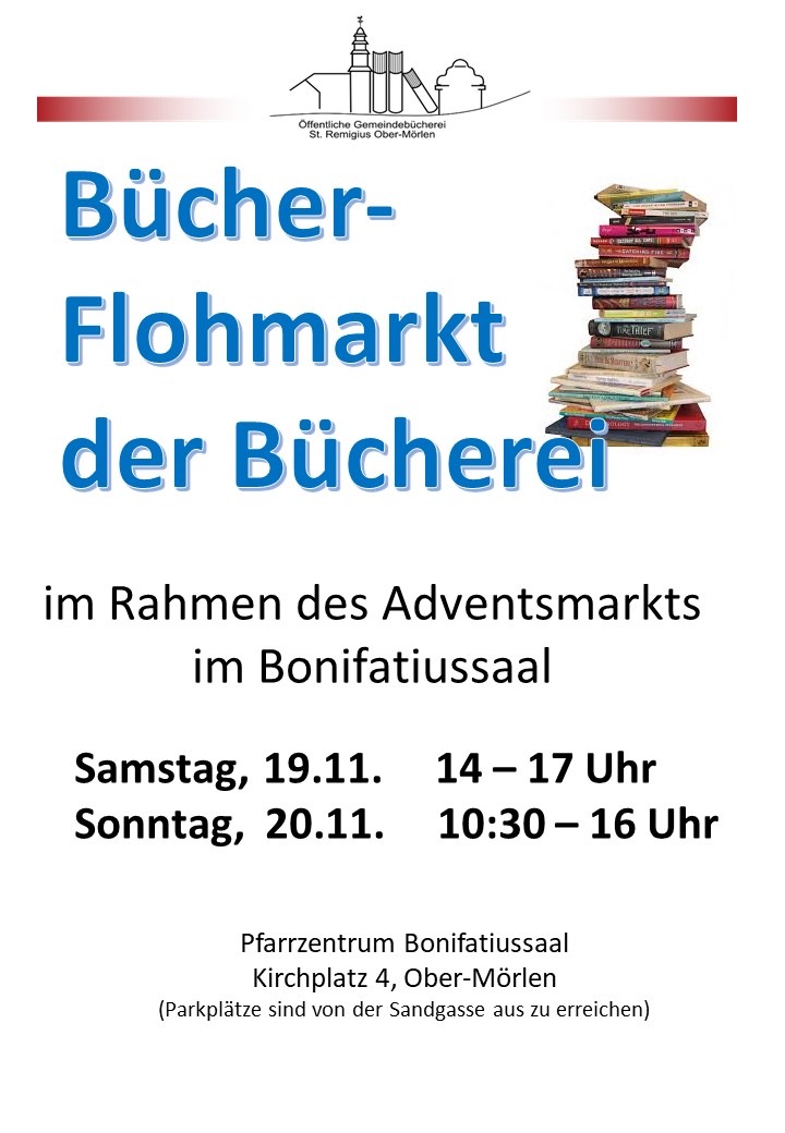 Bücherflohmarkt 2022 (c) Bücherei-Team