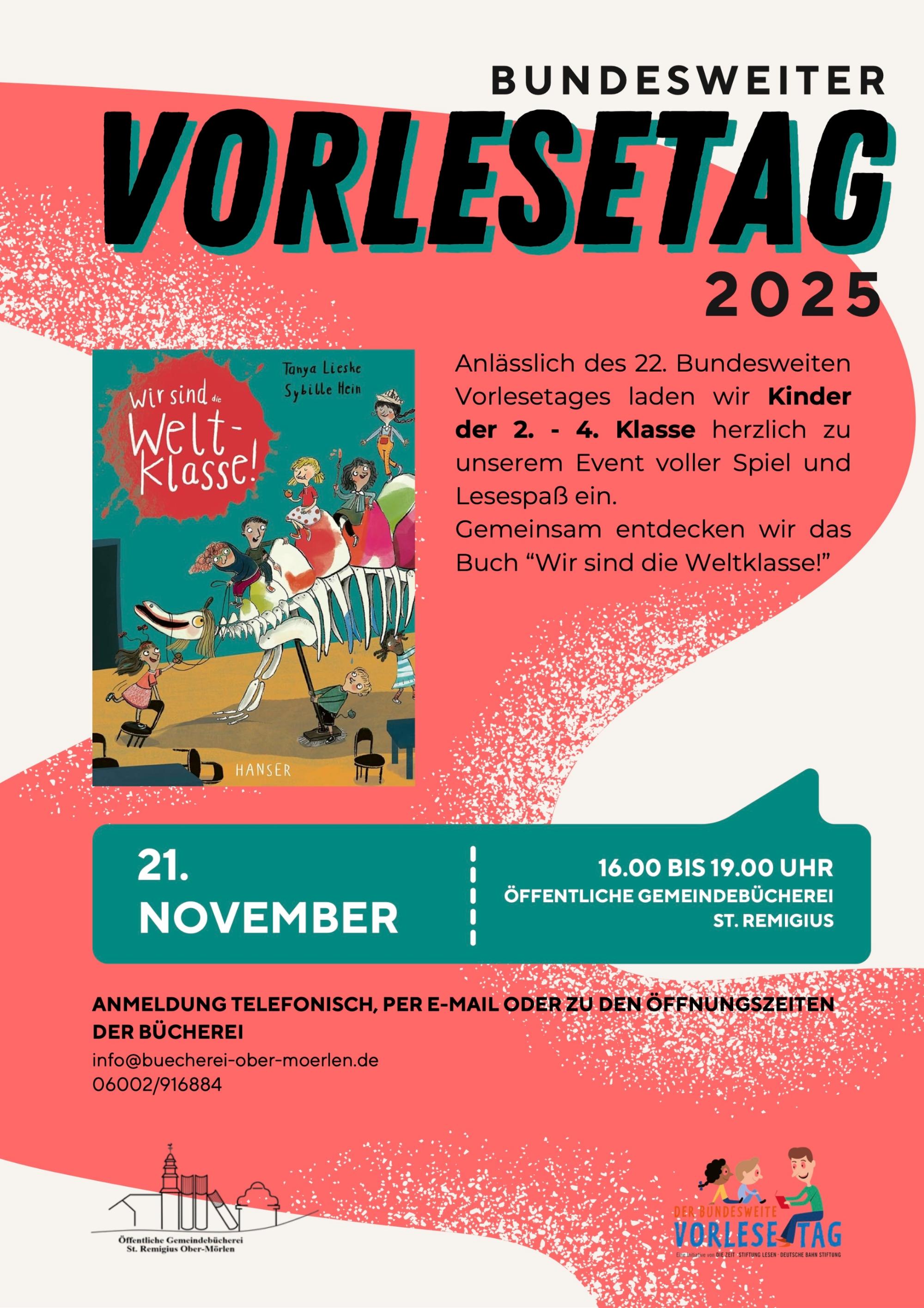 Vorlesetag 2025 - Plakat