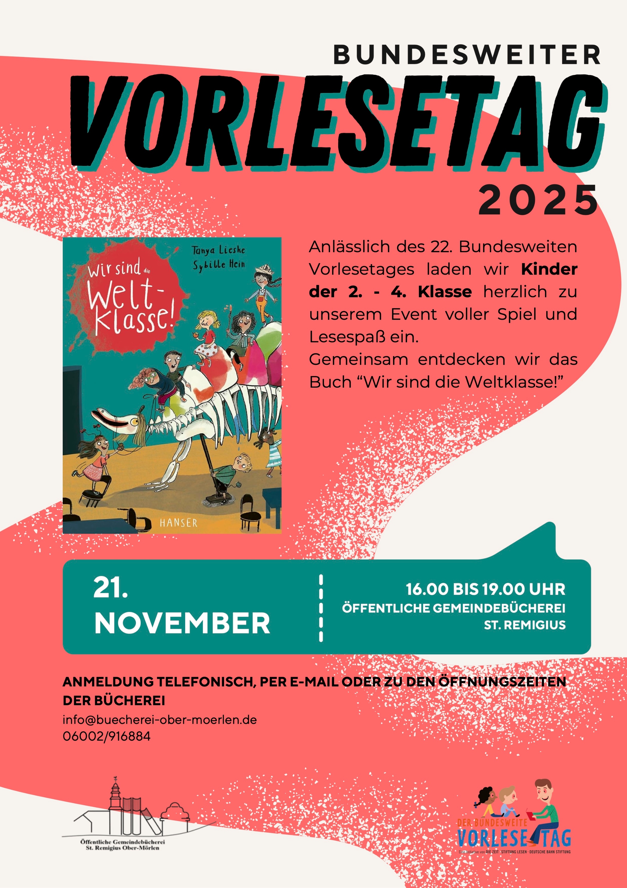 Vorlesetag 2025 - Plakat