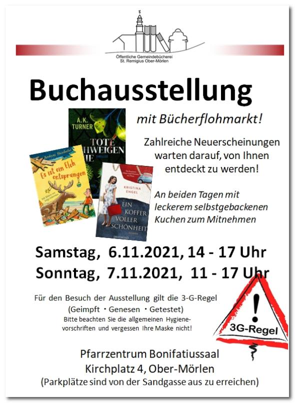 Plakat Buchausstellung (c) Bücherei-Team