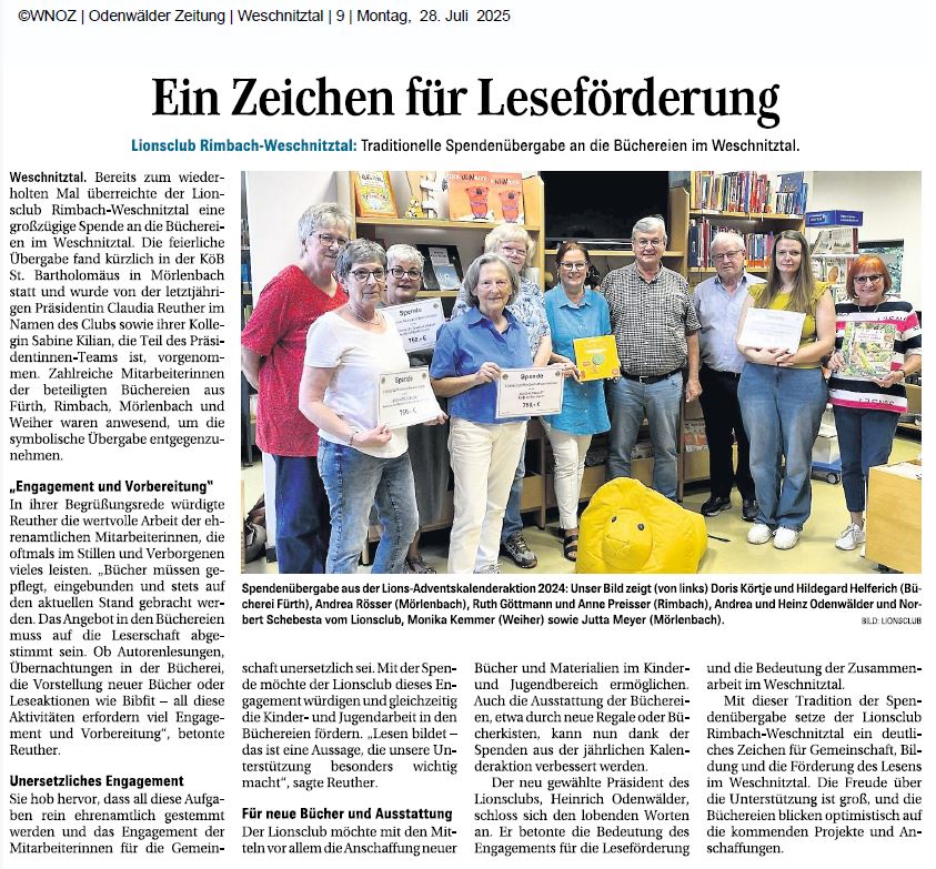 20250728_OZ_Spendenuebergabe_Lionsclub (c) OZ 28.07.25