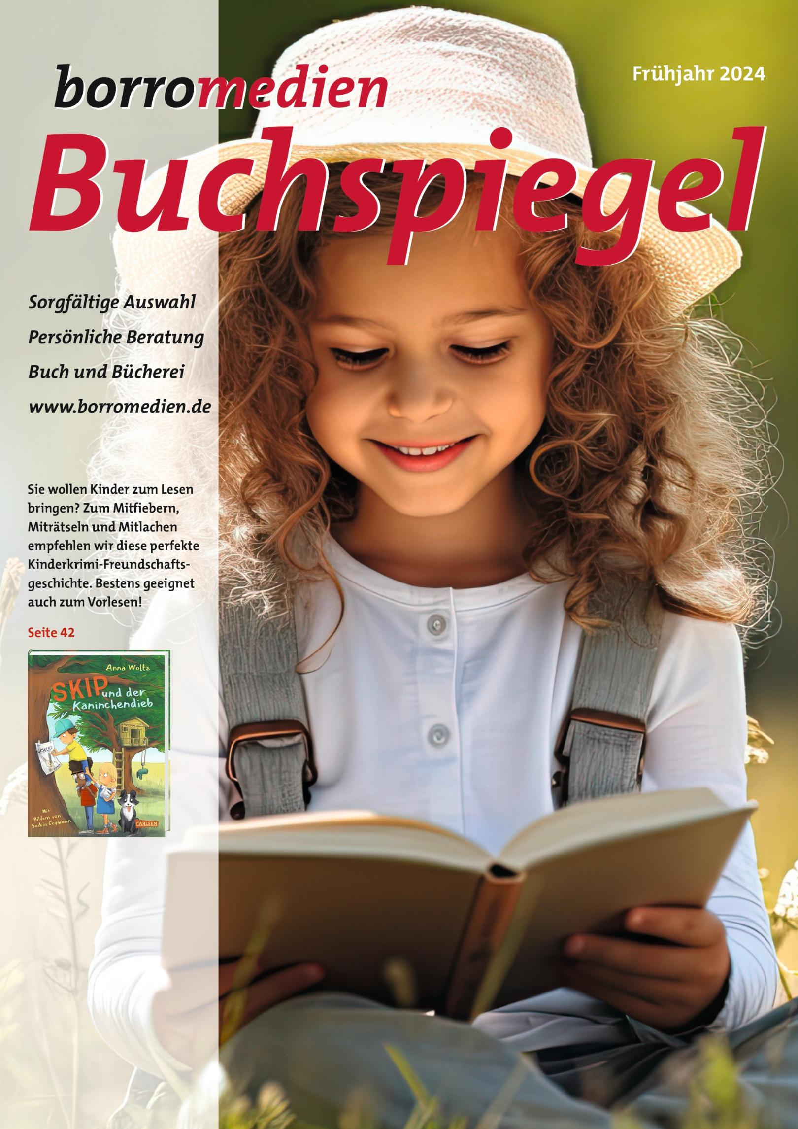 Buchspiegel Frühjahr 2024 (c) borromedien.de