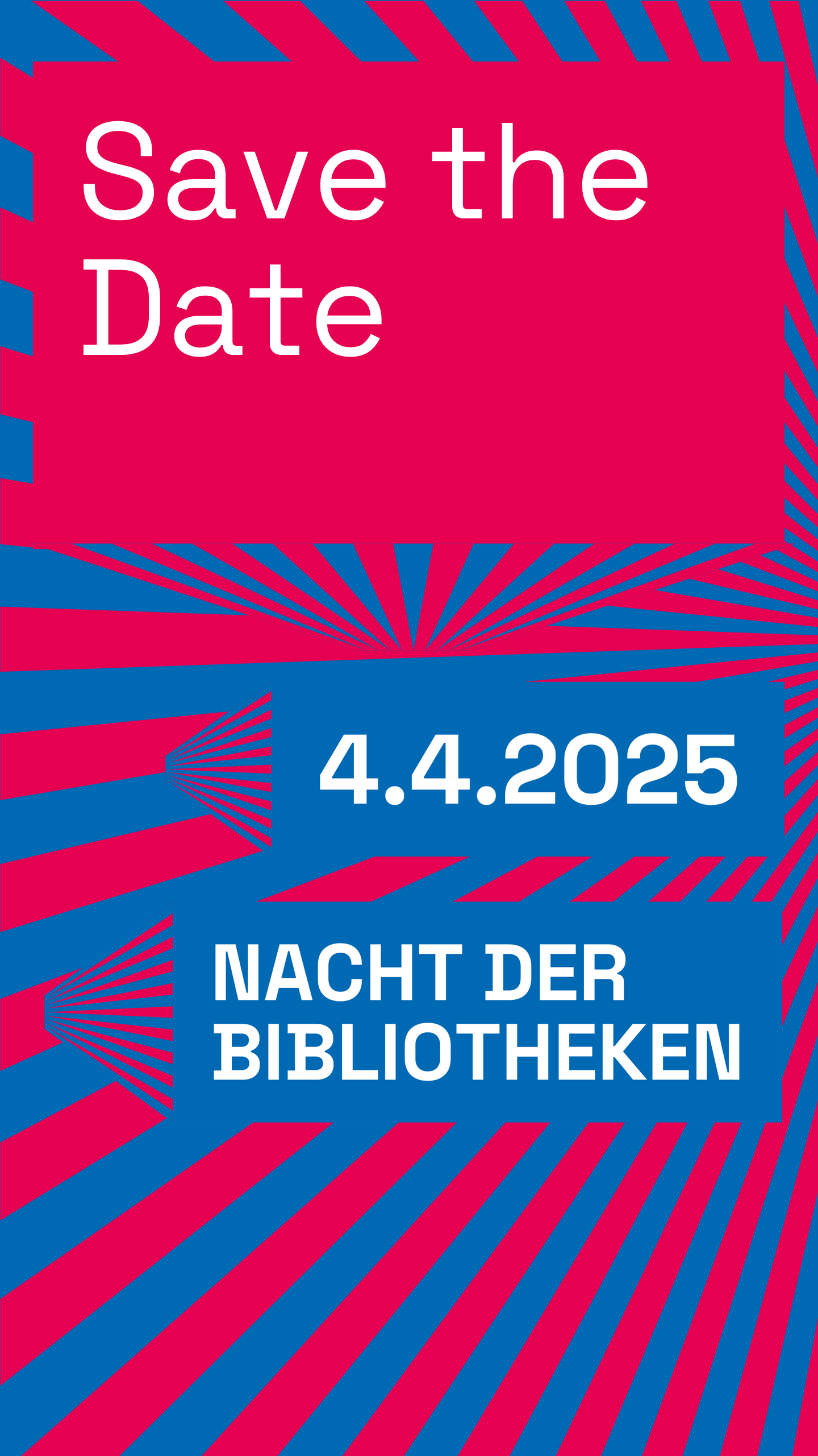 Nacht der Bibliotheken 2025_SoMe_Save the Date_Story