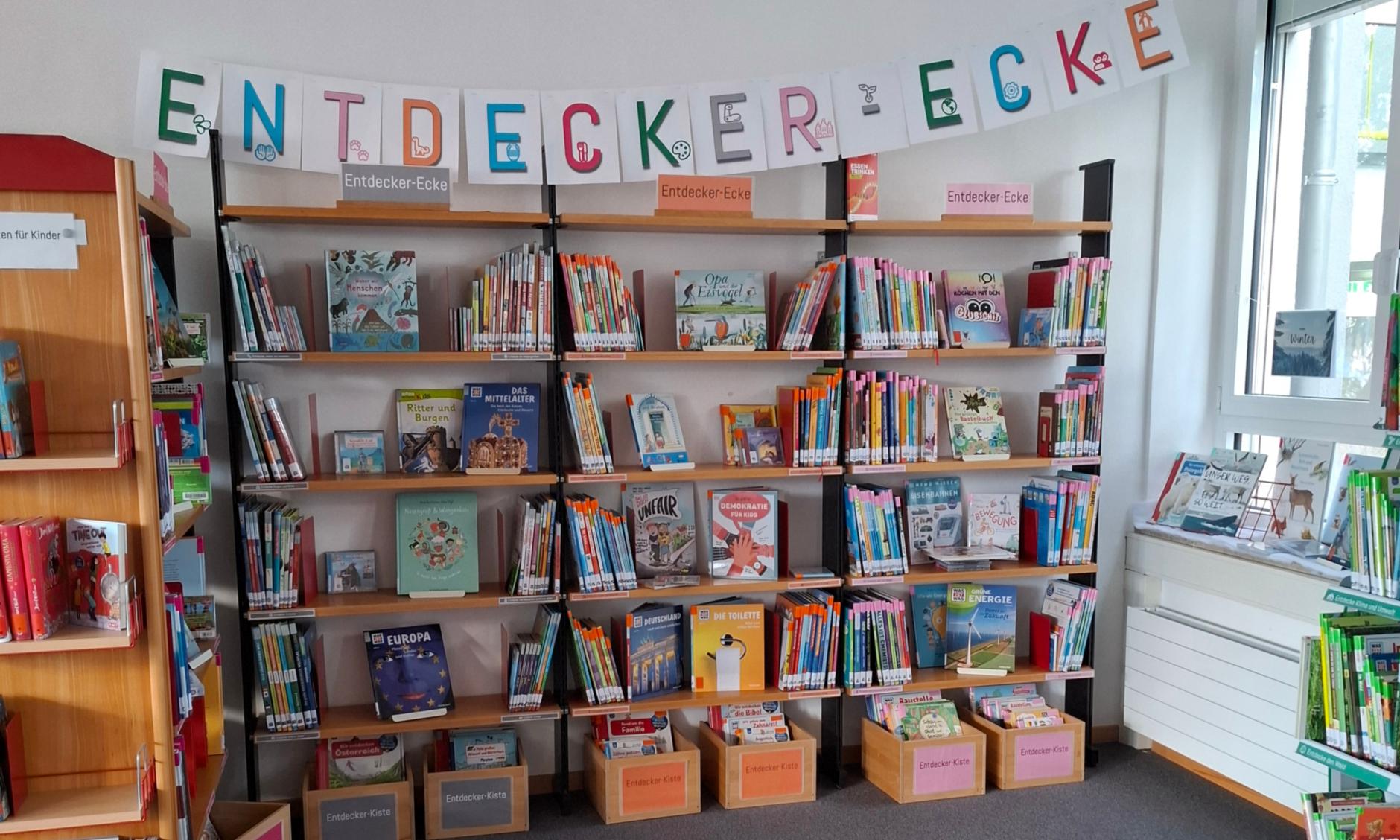 Zu den Kindersachbüchern unserer Entdecker-Ecke