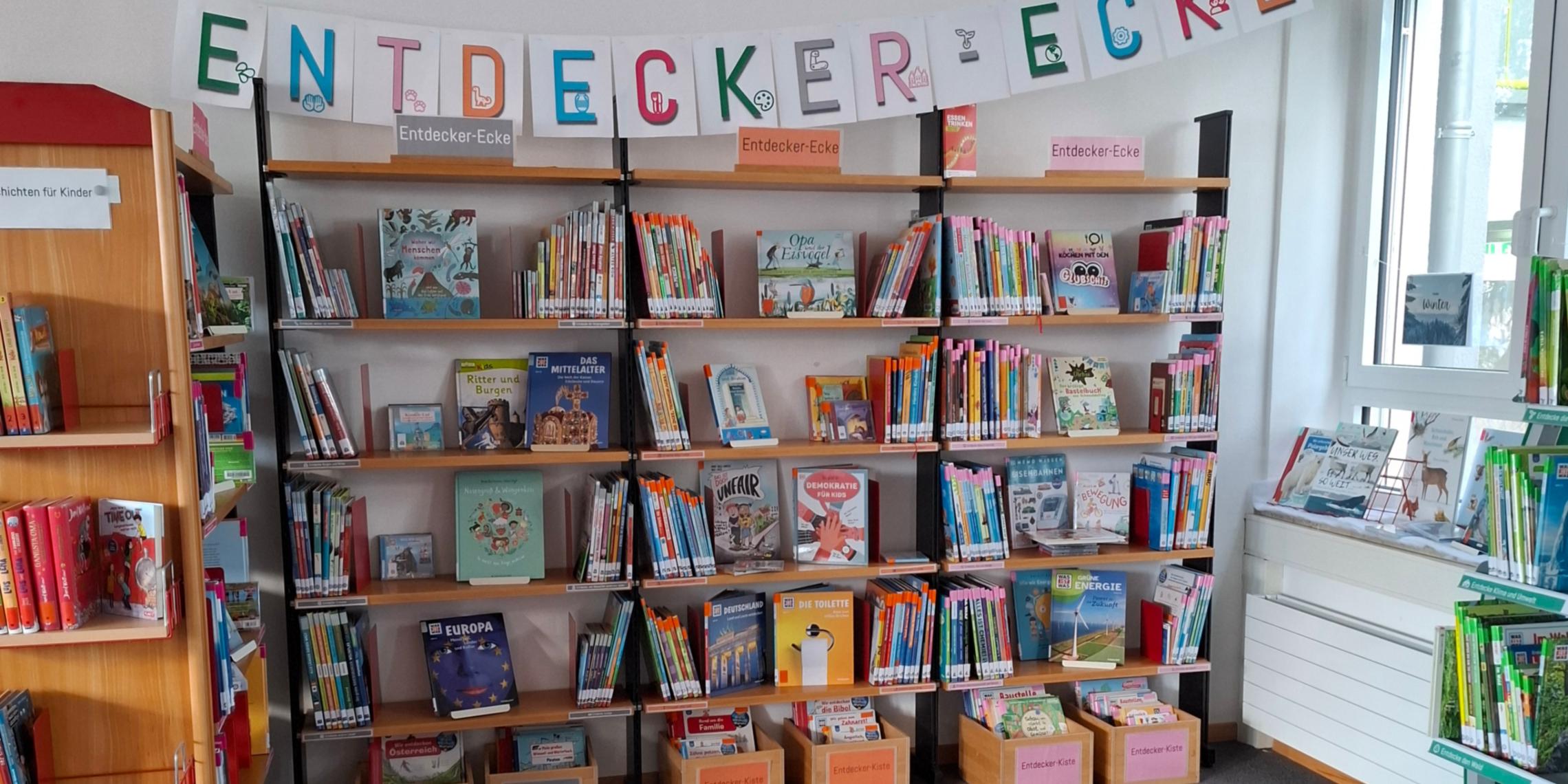 Zu den Kindersachbüchern unserer Entdecker-Ecke