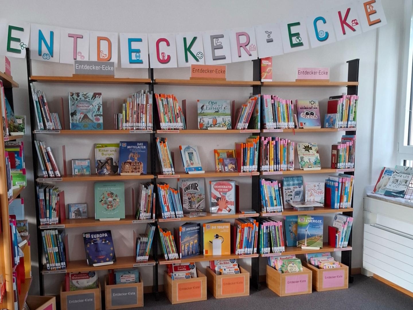 Zu den Kindersachbüchern unserer Entdecker-Ecke