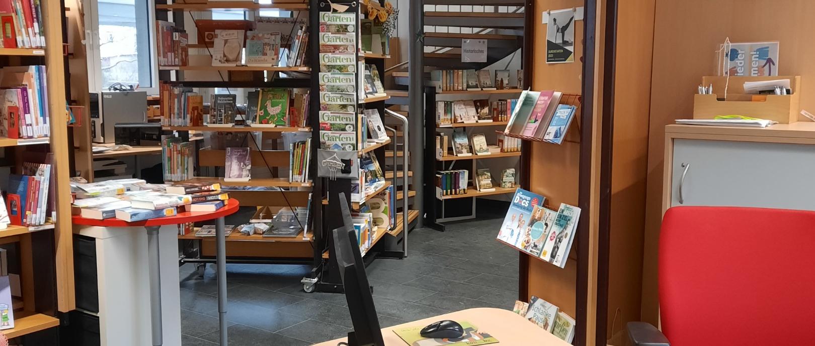 Willkommen in der Bücherei (c) Drachenbücherei